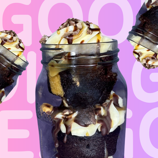 Chocolate Hazelnut Deluxe Cupcakes-in-a-Jar